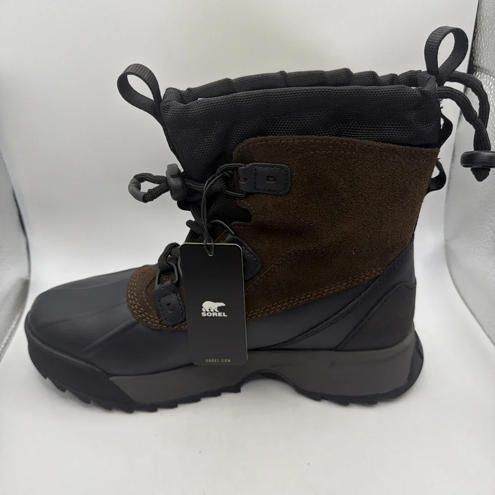 Sorel Scout 87 XT WP Men's Nubuck Waterproof Hiking Boot Tobacco / Black Size 11